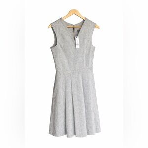 NWT Theory Narida Jamboree Grey Sleeveless Dress- Size 10
